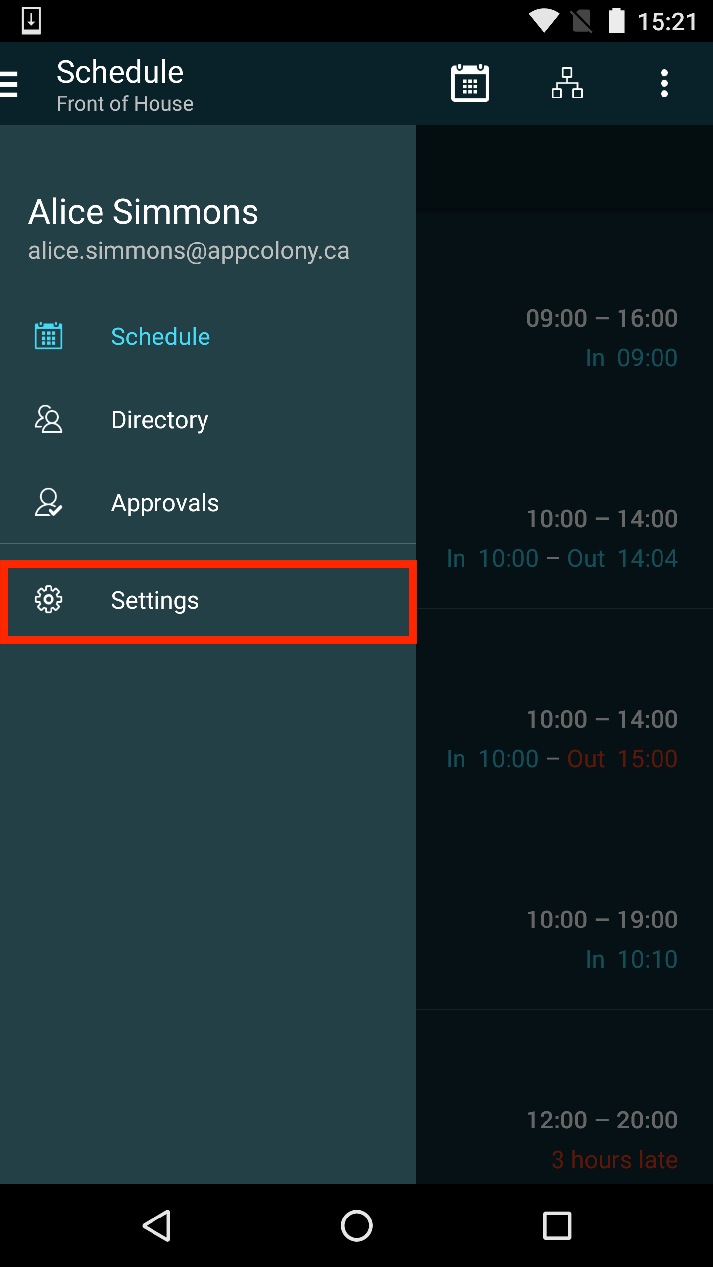 How to Enter Time Clock Mode